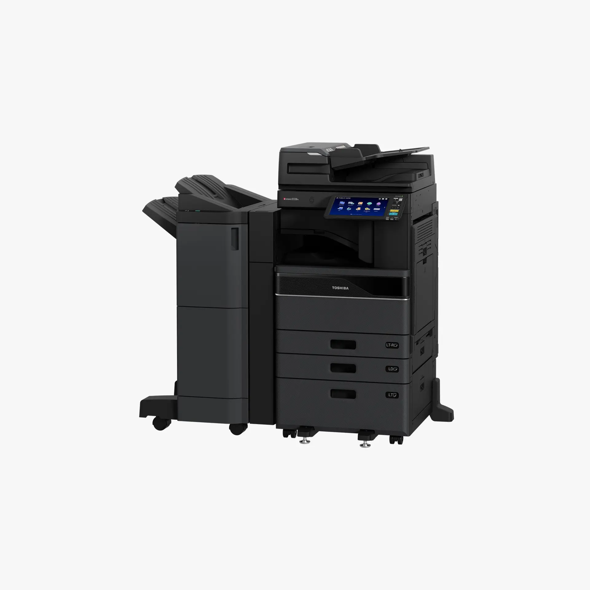 Toshiba e-STUDIO 6528A left-side configuration