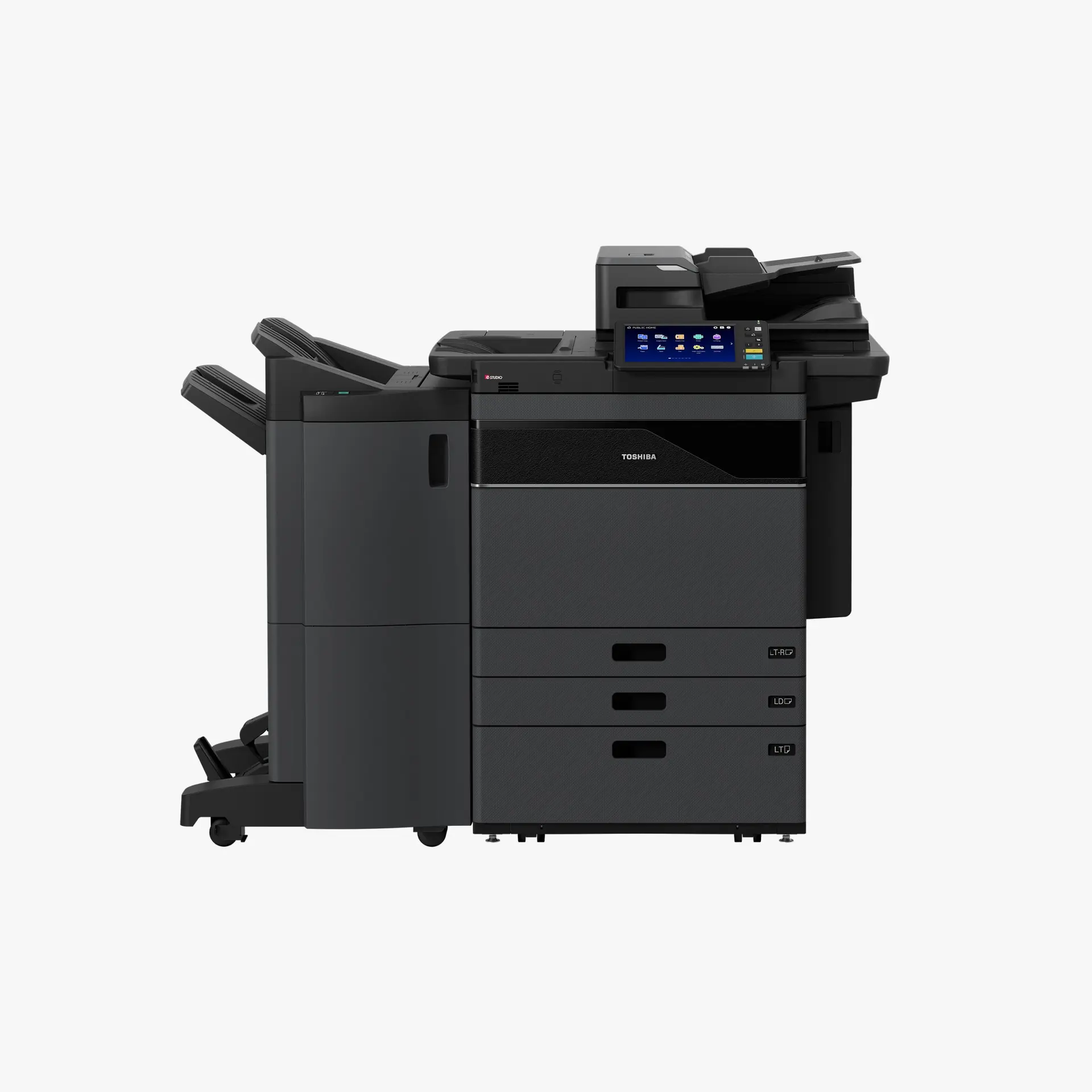Toshiba e-STUDIO 6527AC with finishing and large-capacity paper options